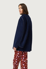 Cargar imagen en el visor de la galería, CHAQUETA CUELLO EVASE AZUL