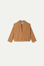 Cargar imagen en el visor de la galería, Abrigo corto estructura camel