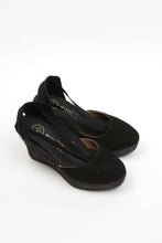 Cargar imagen en el visor de la galería, Charlene Negro | Espadrilles con Cuña Alta
