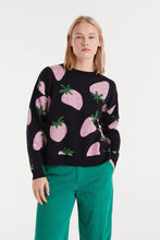 Cargar imagen en el visor de la galería, Jersey de punto jacquard con estampado Morango
