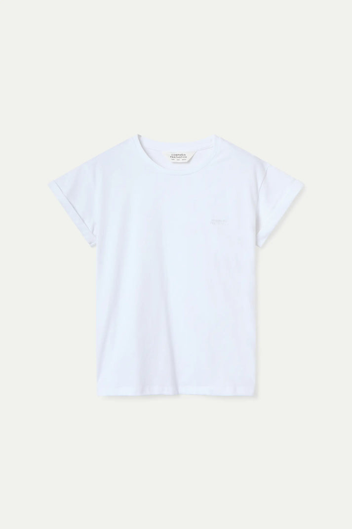Camiseta 100% algodón blanco