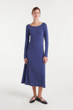 Cargar imagen en el visor de la galería, Vestido midi navy blue
