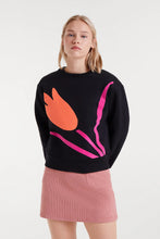 Cargar imagen en el visor de la galería, Sudadera con print de flor
