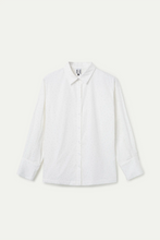 Cargar imagen en el visor de la galería, Camisa blanca popelin 100% algodón
