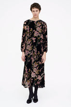 Cargar imagen en el visor de la galería, Vestido Largo de terciopelo con estampado Malva Velvet
