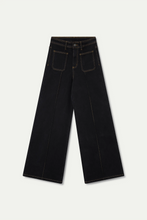 Cargar imagen en el visor de la galería, Pantalón vaquero negro
