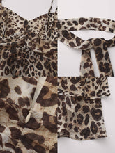 Cargar imagen en el visor de la galería, Top de tirantes con estampado de leopardo y pañuelo
