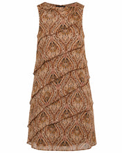 Cargar imagen en el visor de la galería, VESTIDO CORTO VOLANTES PAISLEY
