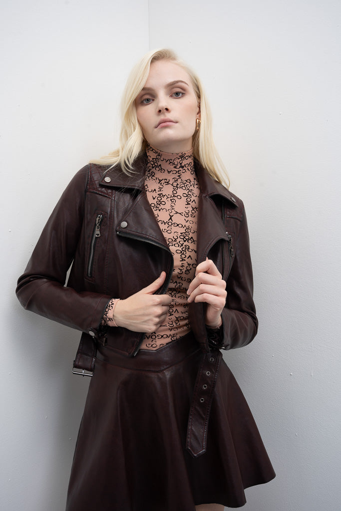 CHAQUETA PIEL GOA-GOA