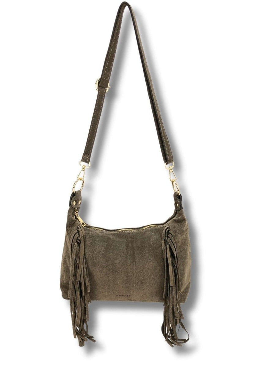 BOLSO GÓNDOLA SERRAJE DETALLE FLECOS