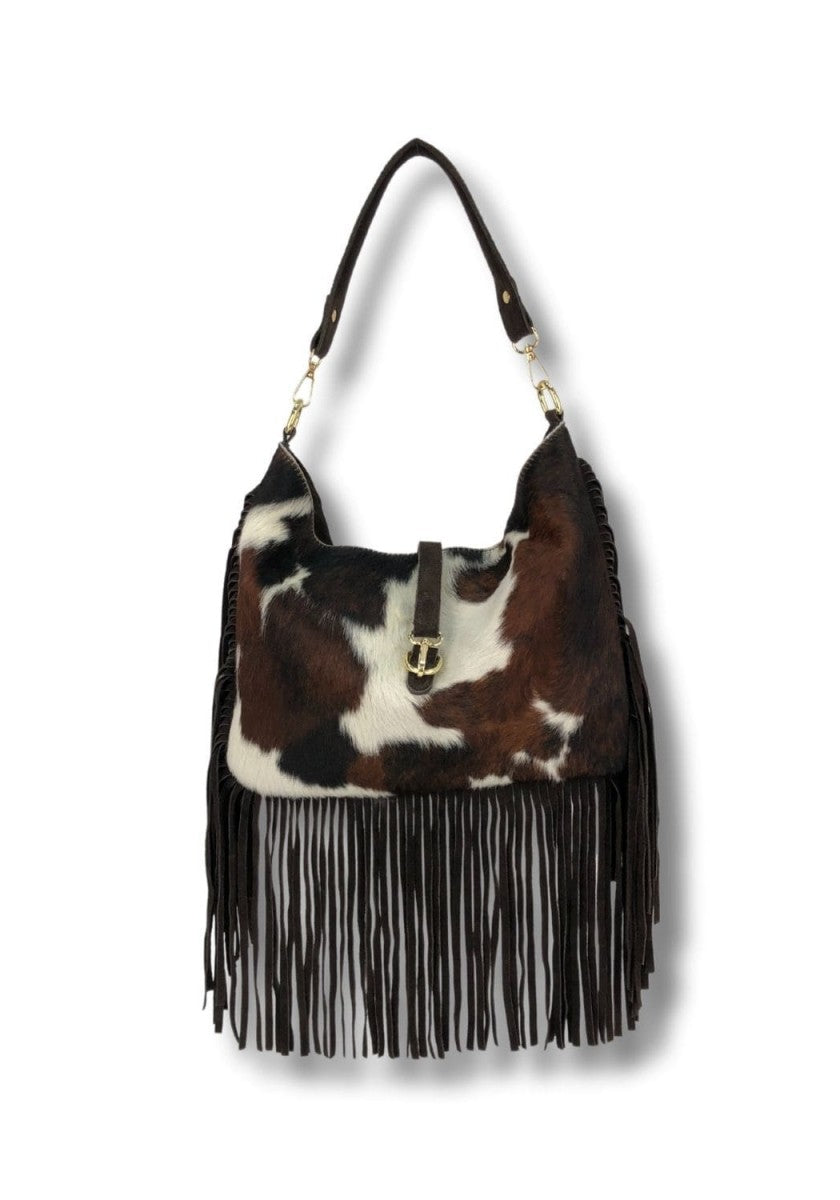 BOLSO PLANO PIEL COMBINADO