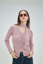 Cargar imagen en el visor de la galería, CARDIGAN COSTINA LUREX E SCIARPINA
