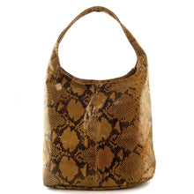 Cargar imagen en el visor de la galería, Bolsa tote shopper Sacca VEA con estampado de serpiente
