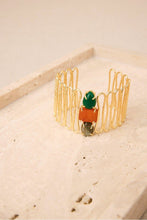 Cargar imagen en el visor de la galería, Pulsera Piedras Semipreciosas Y Latón
